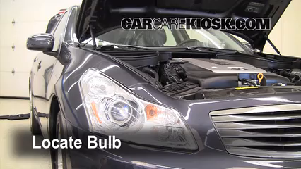 2008 Infiniti G35 3.5L V6 Lights Turn Signal - Front (replace bulb)